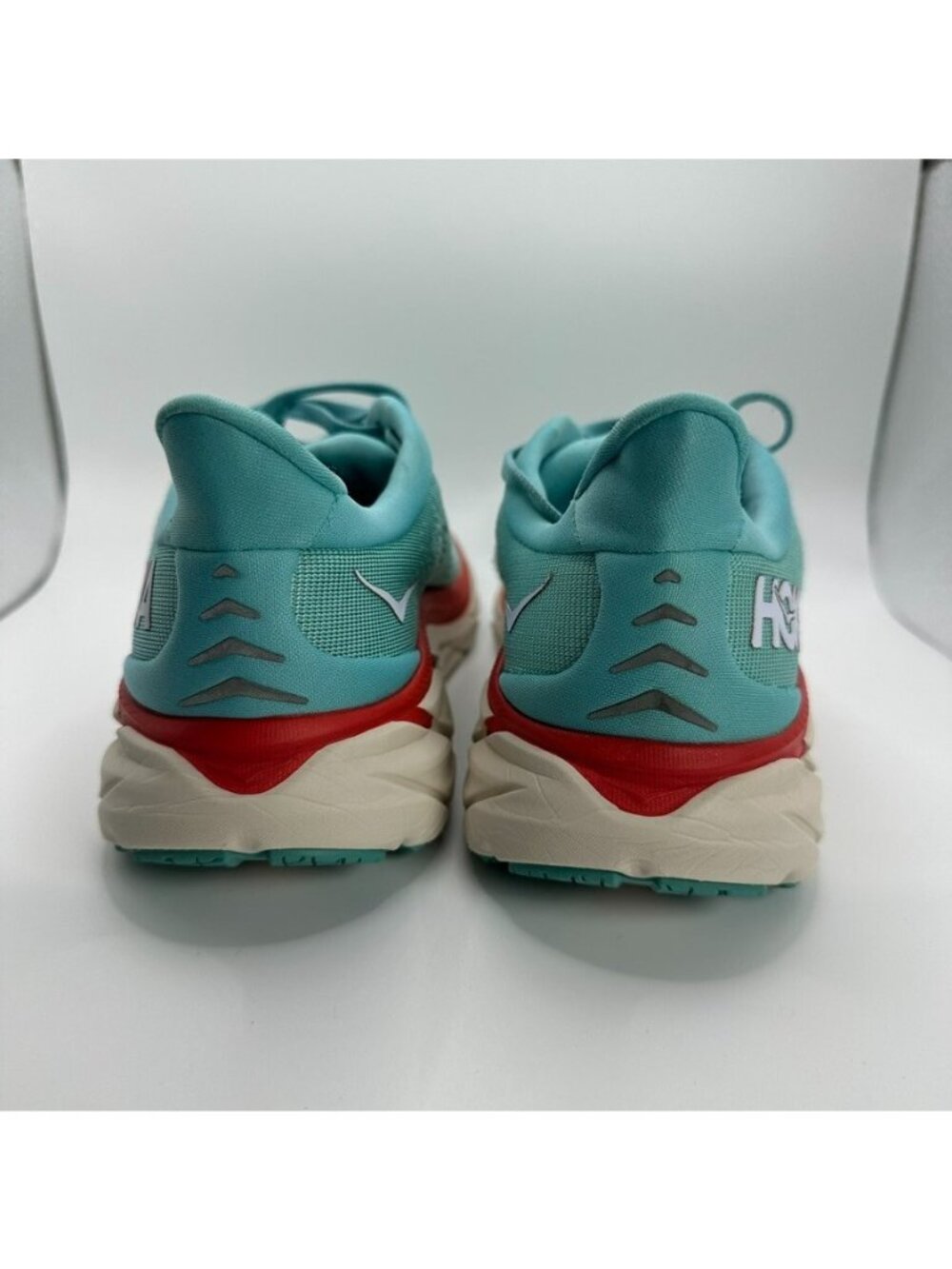 Hoka One One W Clifton 8 Shoes Womens Size 7.5 B Blue Coral Running Cushioned - Picture 6 of 9